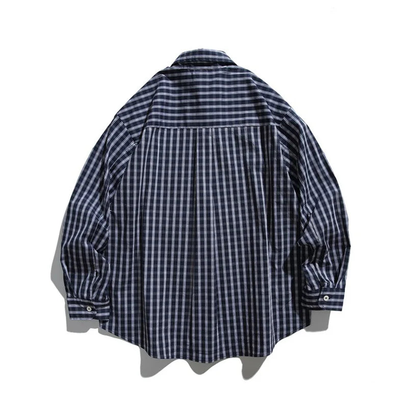 City boy Plaid Oversized Shirt