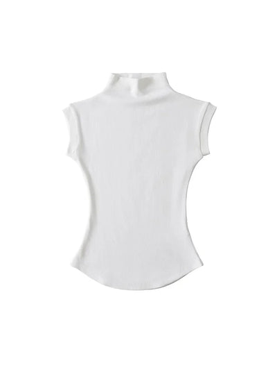 Sommer-Rollkragen-Tanktops