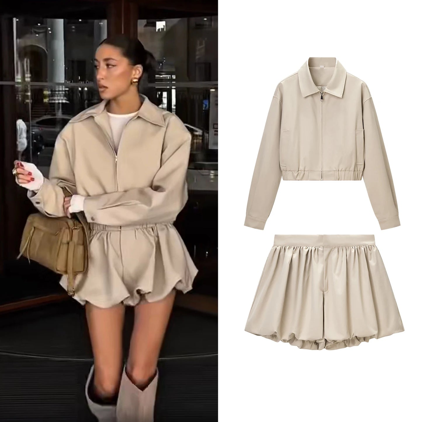 Old Money Women's Khaki Outfit