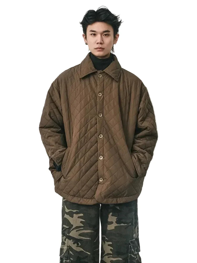 Diamond Vintage Puffer Jacket