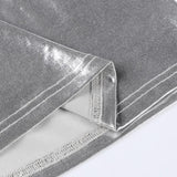 Cyperpunk Silver Halter Top