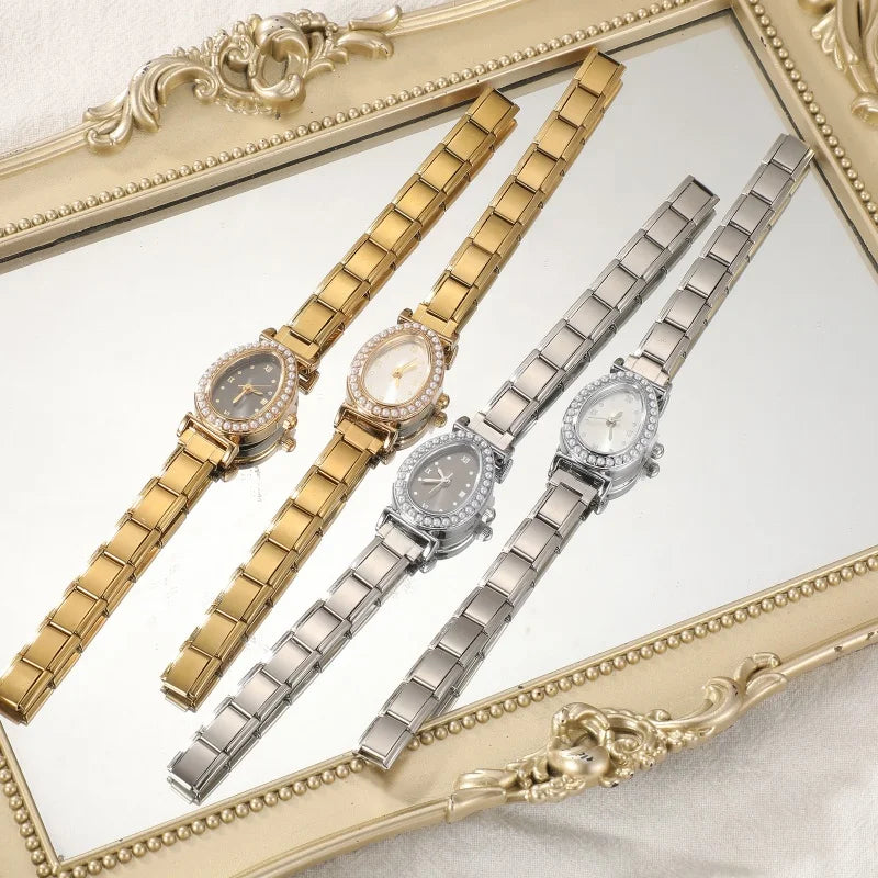 Italian Stainless Butterfly Watch