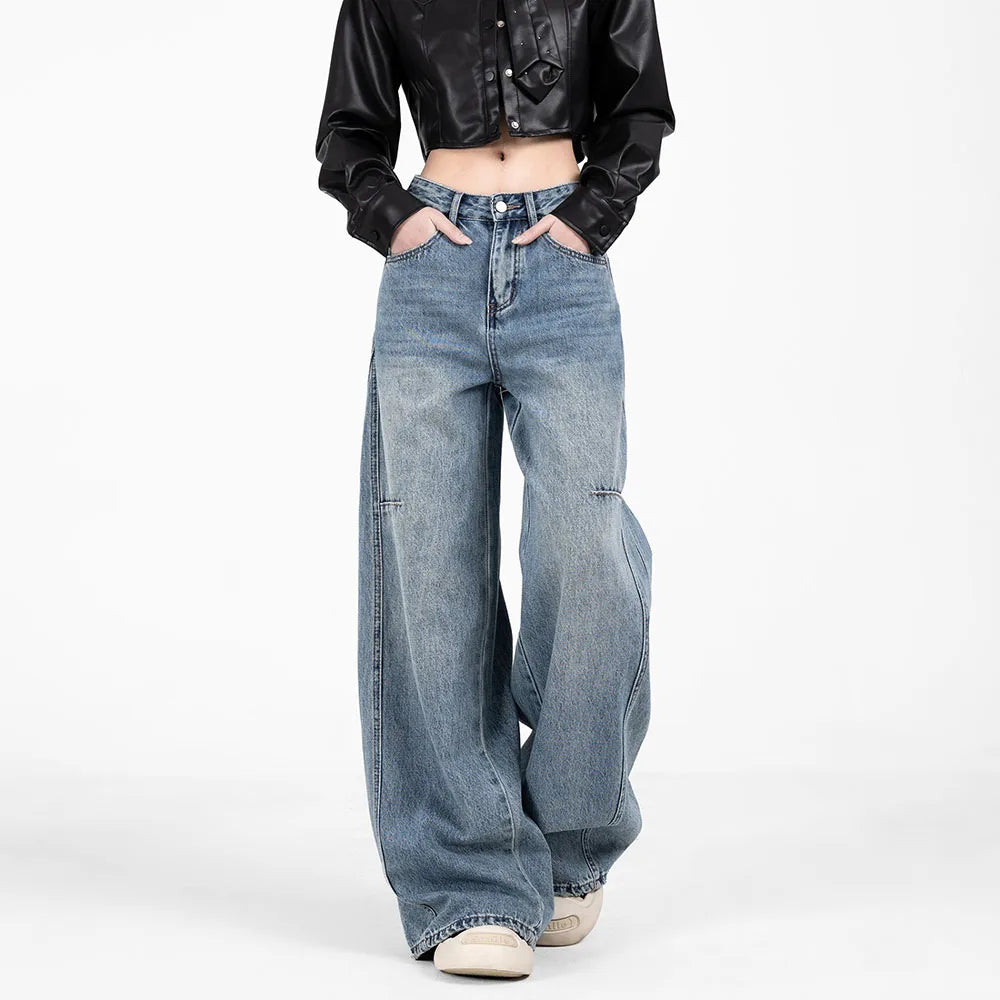 Women's Vintage High Waisted Jeans