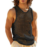 Handmade Mens Crochet Tank Tops