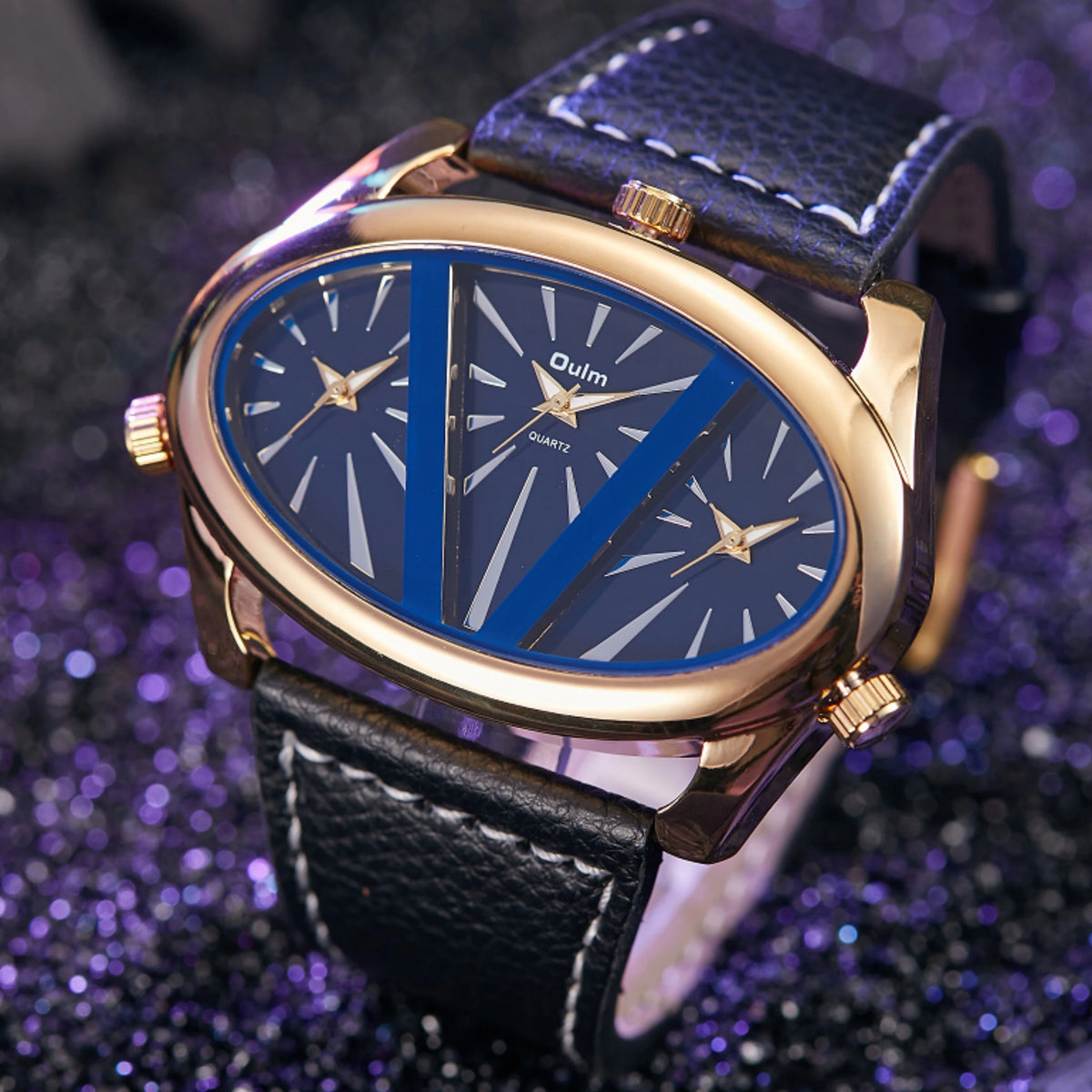 Multi-Time Zone Military Male Watch