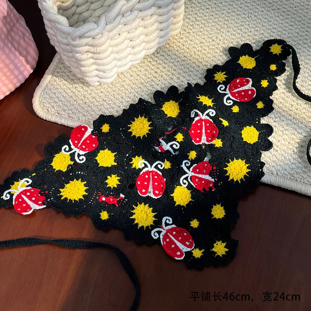 Handmade Knitted Floral Pattern Headbands