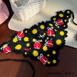 Handmade Knitted Floral Pattern Headbands