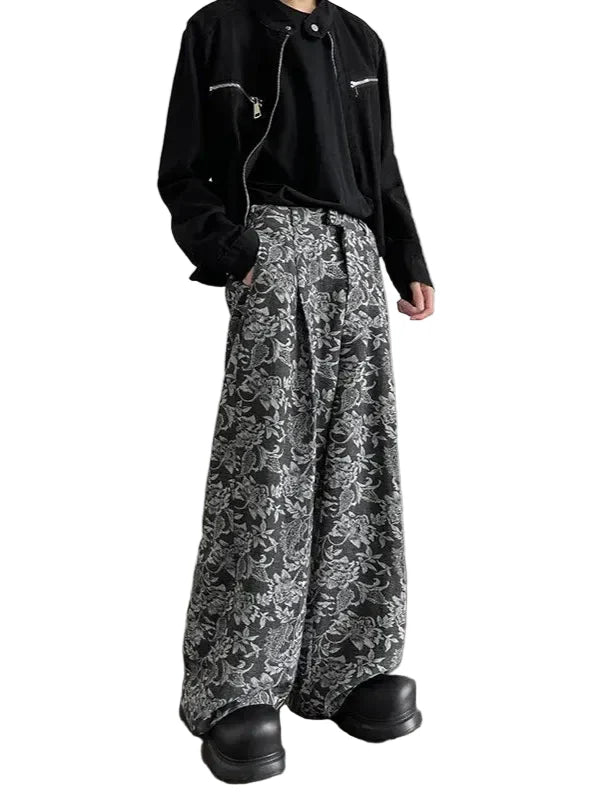 Paisley Floral Pattern Pants