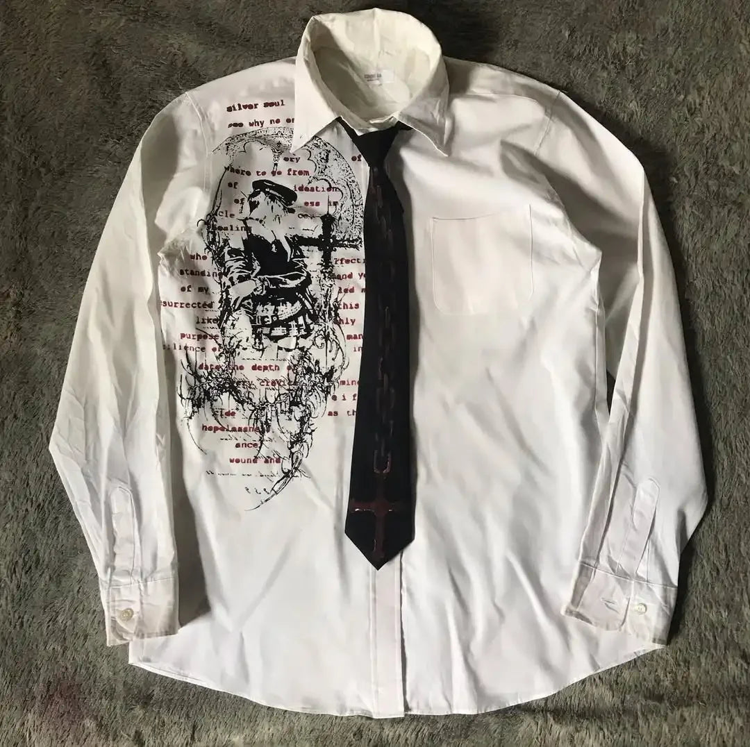 Y2K Gothic Tribial Shirt