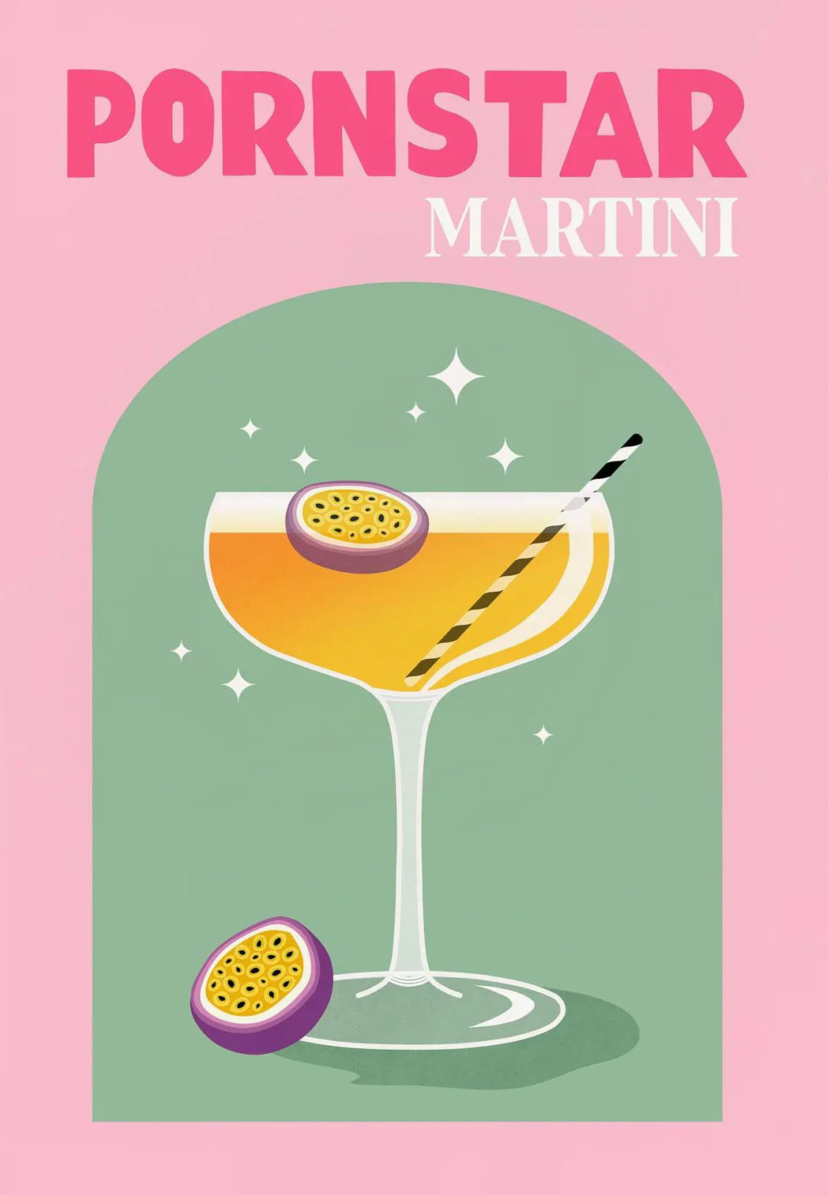 Colorful Cocktail Drinks Posters