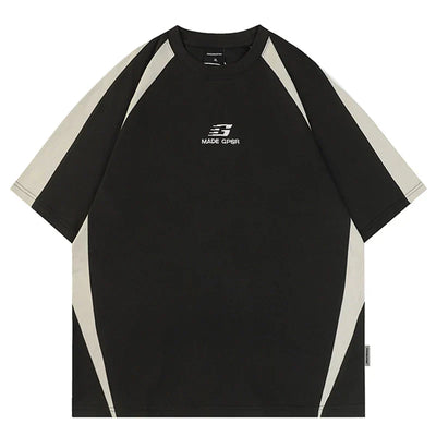 American Sports Splicing T-Shirt