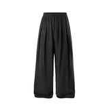 Plissierte Kühlende Hose mit geradem Bein