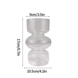 Creative Glass Flower Vintage Vase