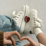 Y2K Retro Heart Skater Sneakers