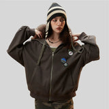 Casual Stylish Zip Up Hoodie Sweatshirt