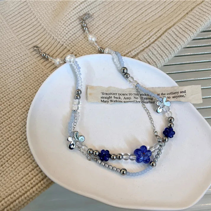 Beaded Pearl Beach Vibes Necklaces