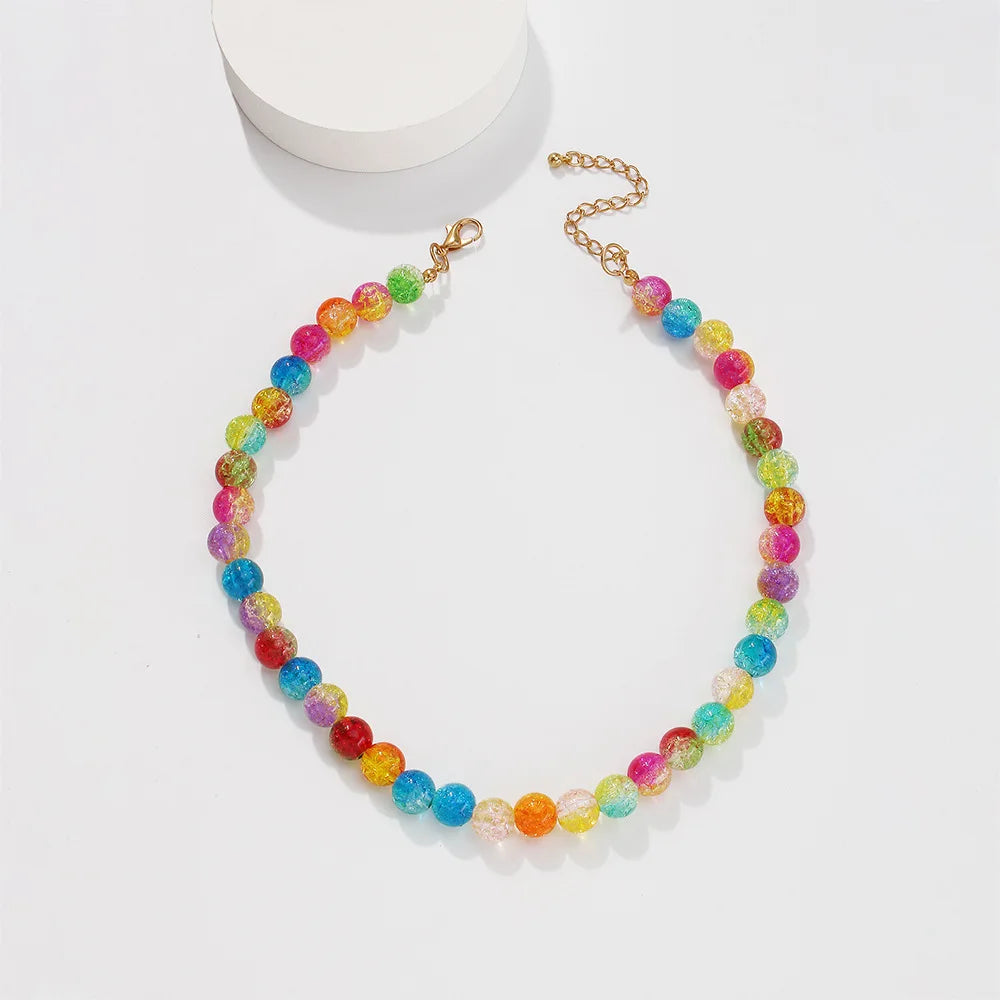 Beaded Pearl Beach Vibes Necklaces